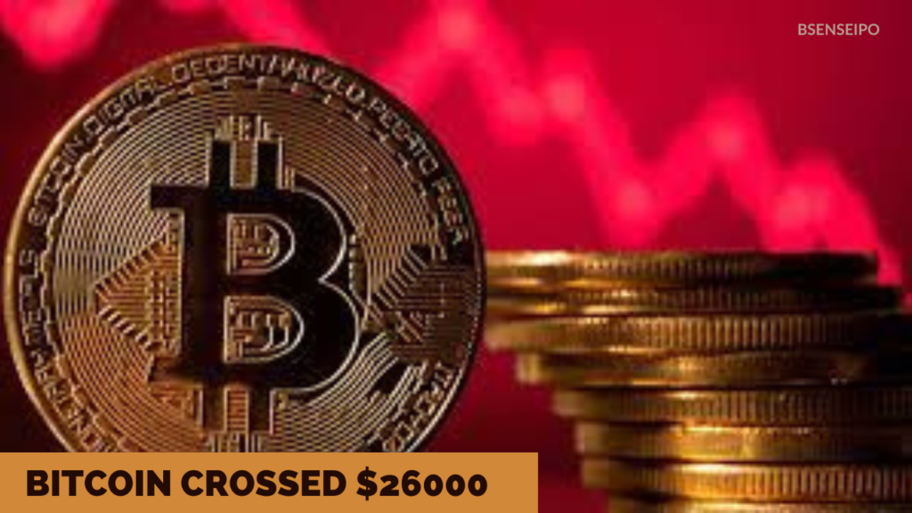 BitCoin crossed $26000 for the first time this year