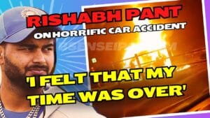 Rishabh Pant on horrific car accident