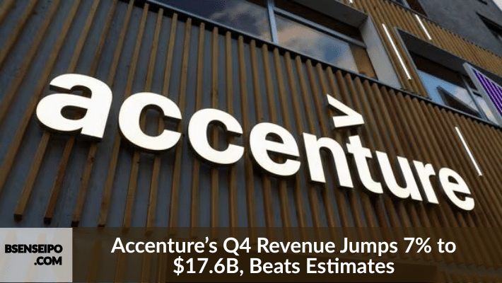 Accenture’s Q4 Revenue Jumps 7% to $17.6B, Beats Street Estimates Driven by AI Demand