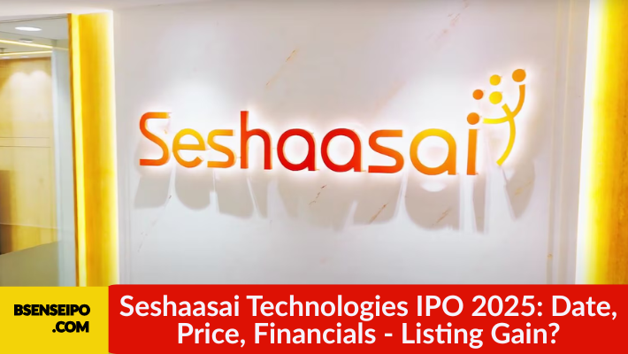 Seshaasai Technologies IPO 2025 Date, Price Band, Financials