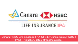 Canara HSBC Life Insurance IPO OFS by Canara Bank, HSBC & PNB — valuation, dates, strengths & risks.