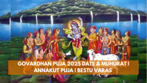 Govardhan Puja 2025 Date & Muhurat Annakut Puja Bestu Varas Gujarati New Year