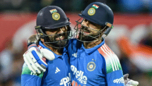 India vs Australia 3rd ODI Highlights Vintage partnership between Rohit Sharma and Virat Kohli