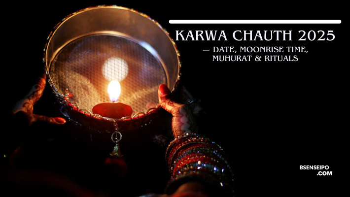 Karwa Chauth 2025 Date, Moonrise Time, Muhurat & Rituals