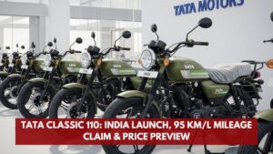 Tata Classic 110 India Launch, 95 kmL Mileage Claim & Price Preview
