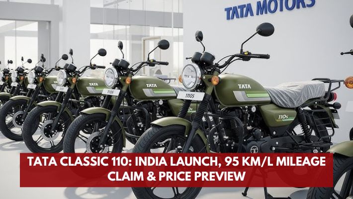 Tata Classic 110 India Launch, 95 kmL Mileage Claim & Price Preview