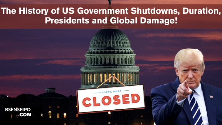 The History of US Government Shutdowns, Duration, Presidents and Global Damage