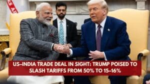 US–India Trade Deal in Sight Trump Poised to Slash Tariffs from 50% to 15–16%