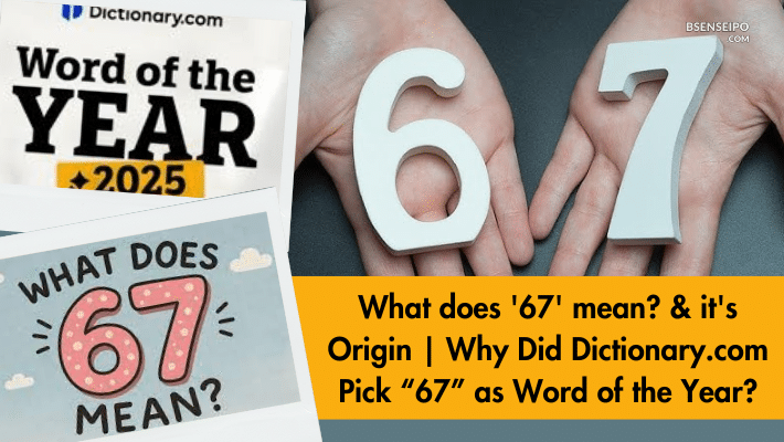 What does '67' mean & it's Origin Why Did Dictionary.com Pick “67” as Word of the Year