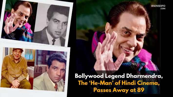 Bollywood Legend Dharmendra, The ‘He-Man’ of Hindi Cinema, Passes Away at 89