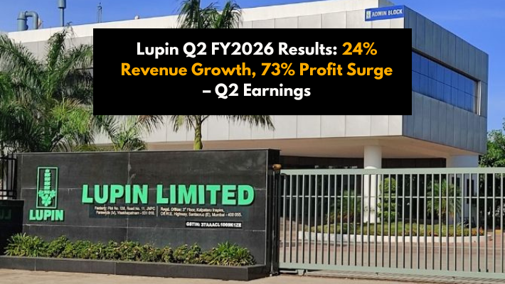 Lupin Q2 FY2026 Results 24% Revenue Growth, 73% Profit Surge – Q2 Earnings