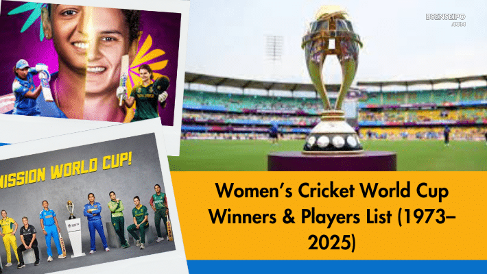 Women’s Cricket World Cup Winners & Players List (1973–2025)