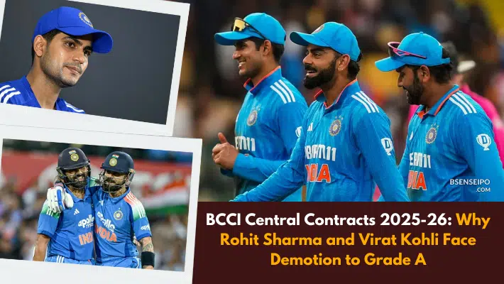 BCCI Central Contracts 2025-26 Why Rohit Sharma and Virat Kohli Face Demotion to Grade A