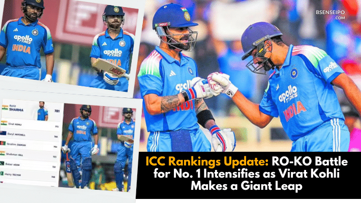 ICC Rankings Update RO-KO Battle for No. 1 Intensifies as Virat Kohli Makes a Giant Leap