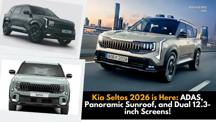 Kia Seltos 2026 is Here ADAS, Panoramic Sunroof, and Dual 12.3-inch Screens!