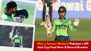 Who is Sameer Minhas Pakistan's U19 Asia Cup Final Hero & Record Breaker