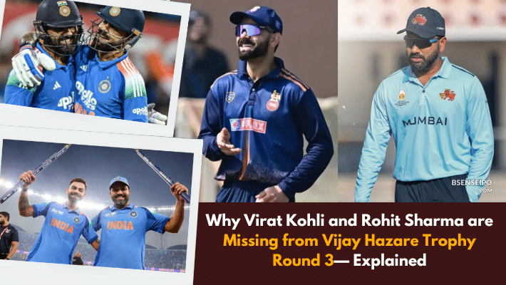 Why Virat Kohli and Rohit Sharma are Missing from Vijay Hazare Trophy Round 3— Explained