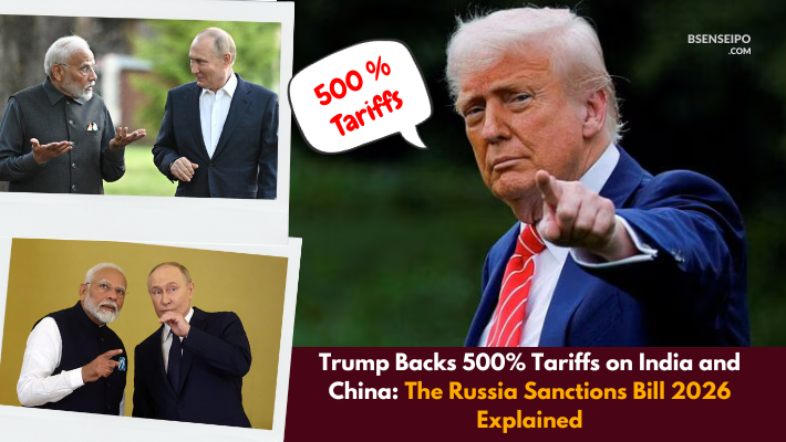 Trump Backs 500% Tariffs on India and China The Russia Sanctions Bill 2026 Explained
