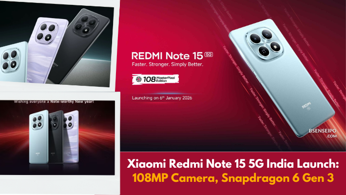Xiaomi Redmi Note 15 5G India Launch 108MP Camera, Snapdragon 6 Gen 3